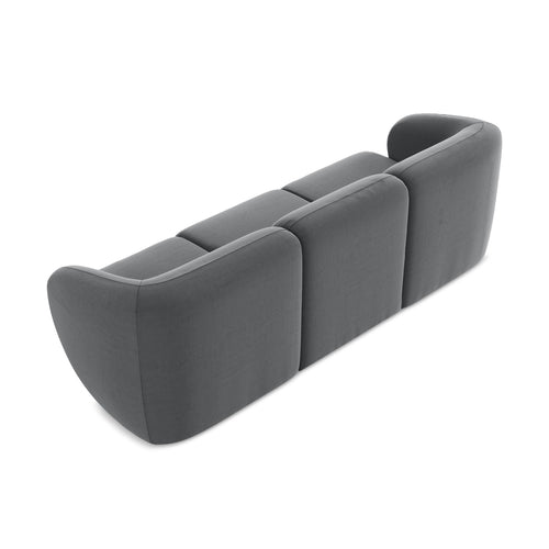 LaMiaSofa 3-zits bank Cervo - velours - staal - 244x94x75