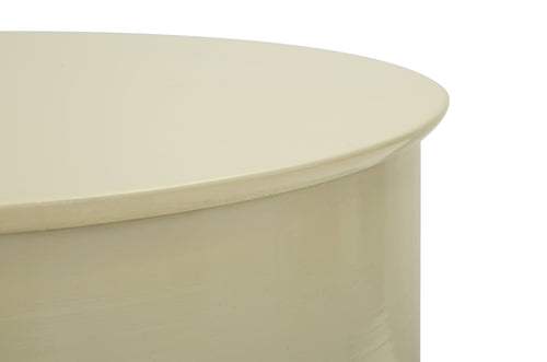 Mauro Ferretti bijzettafel - Ø 31x46 cm - crème