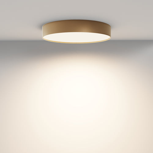 Maytoni plafondlamp Zon - Goud - 40x40x6 cm