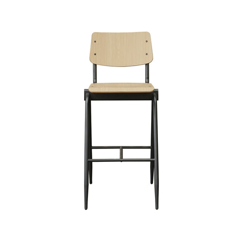 LABEL51 Barkruk Solid - Naturel Hout - Zithoogte 86cm - Set van 2 - vtwonen shop