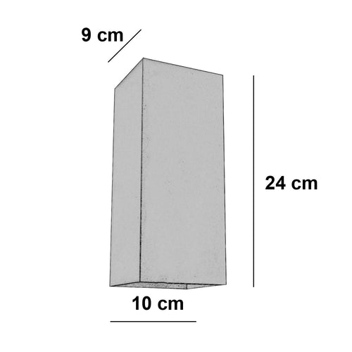 Artdelight wandlamp Dante - 2 lichts - 9  x 24   cm - brons - vtwonen shop