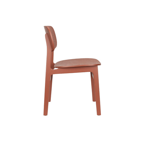 Zuiver Fleur Eetkamerstoelen Rood - Set van 2