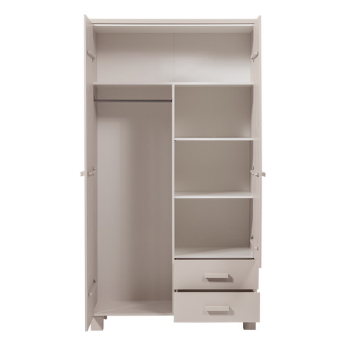 WOOOD kast met laden Dennis - Grenen - Dust - 202x111x55