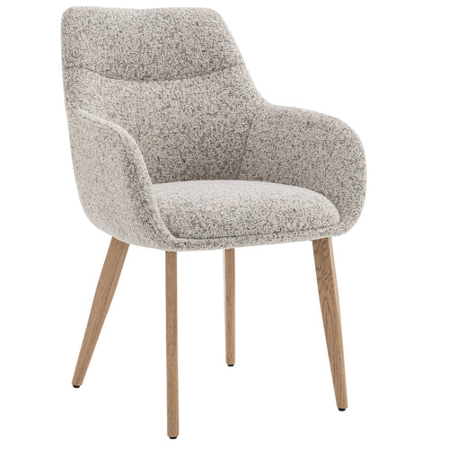 DÉJA Living Eetkamerstoel Noé - Beige/Naturel - Zithoogte 47cm - Set van 2 - vtwonen shop