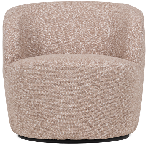 WOOOD draaifauteuil Serra - Melange Stof - Naturel - 68x70x77 - vtwonen shop