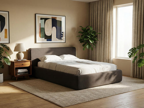 LaMiaSofa Bed met opbergruimte Firenze - velours - lavendel - 220x225x82