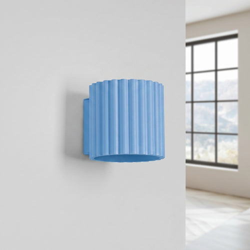 Sollux Lighting Wandlamp AURA azuur G9 - 10x12x10cm