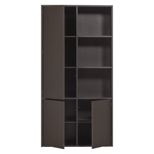 WOOOD opbergkast links Meggy - Grenen hout - Middenbruin - 215x108x40