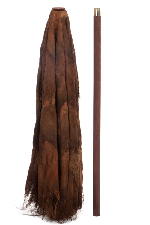 J-Line parasol Cocobladeren - hout - bruin - large - vtwonen shop