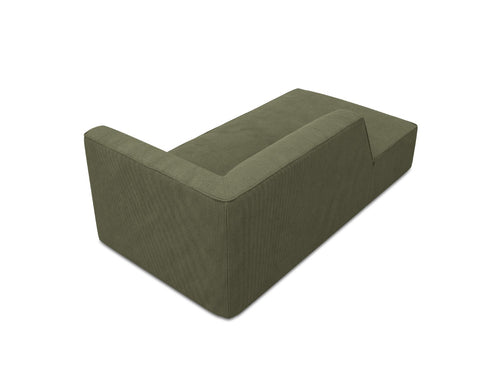 Micadoni - Linker meridiaan "Ruby" ribfluwelen, groente - 180x93x69cm