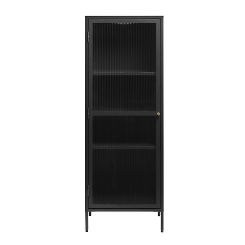 Rebellenclub Vitrinekast Omeo - 160 x 58 cm - Zwart - vtwonen shop