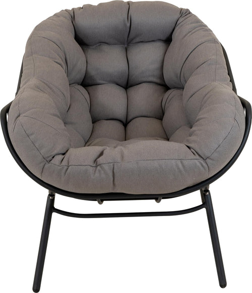 Lesli Living bistrostoel Cozy - grijs - 97x101x93cm
