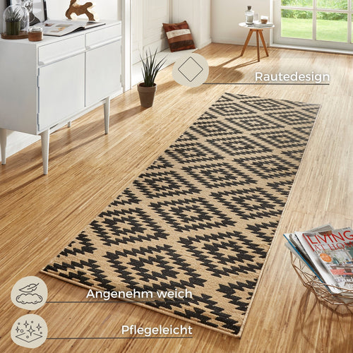 Designer Velours Runner Nordic 80x350 cm