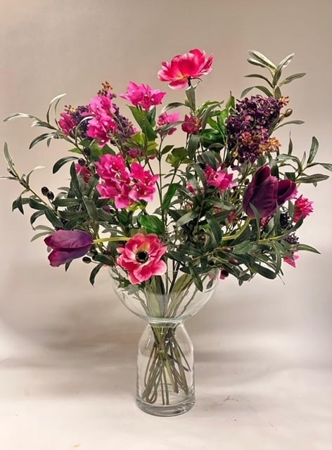 My Flowers.shop Paars roze zijden bloemen boeket Andalucia | Per boeket - vtwonen shop