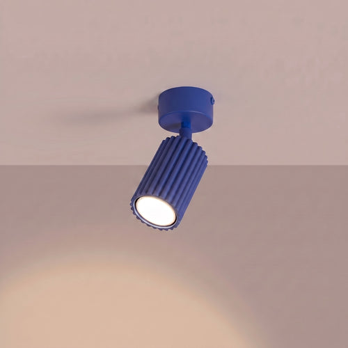 Sollux Lighting Plafondlamp KARBON 1 ultramarijn - 7x7x18cm