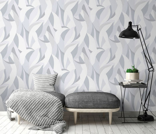 Erismann behang bladeren grijs - 53 cm x 10.05 m - 661532 - vtwonen shop