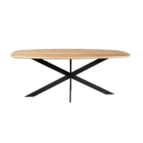 Starfurn  eettafel Ferris - bruin - 100x200x76cm