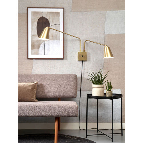 it's about RoMi wandlamp Bremen - goud - 130x60x49cm - vtwonen shop