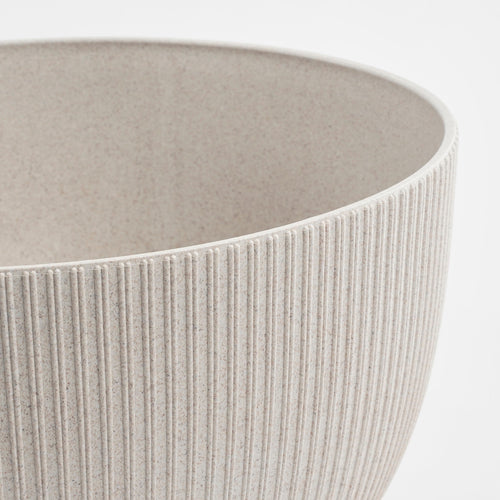 Mica Decorations Doppio Bloempot op Poten - H22 x Ø47 cm - Polypropyleen - FSC Mix - Off White