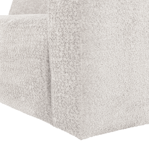 WOOOD 1,5-zits bank arm rechts Mojo Base - Wollig - Ecru - 74x145x97