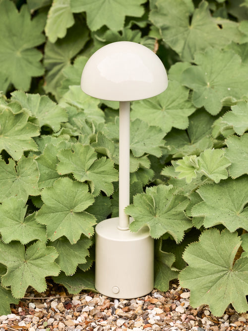 Hübsch draagbare lamp Taten - ijzer/polycarbonaat - ø10xh30cm