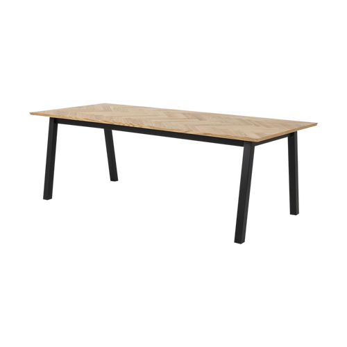 Lisomme Hilly houten eettafel visgraat - 220 x 95 cm - vtwonen shop