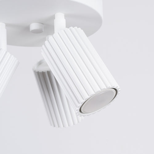 Sollux Lighting Plafondlamp KARBON 3P wit - 19,5x19,5x18cm