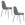 Housecraft Living Jeffrey Eetkamerstoelen Grijs - Set van 4