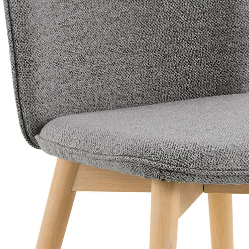 Rebellenclub Eetkamerstoel Leitra - Set Van 2 - Grijs - vtwonen shop