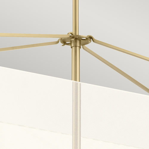 Elstead Kichler Calters Geïntegreerde LED Bar Plafondlamp Champagne Goud, 3000K