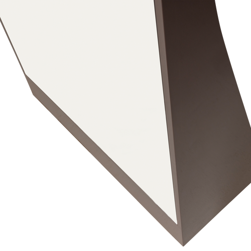 WOOOD passpiegel Solari - Hout - Hoogglans Donkerbruin - 175x60x26