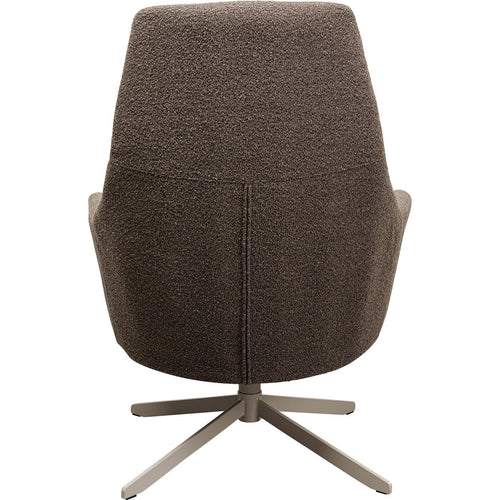 Kare Design Draaifauteuil Mimi bruin