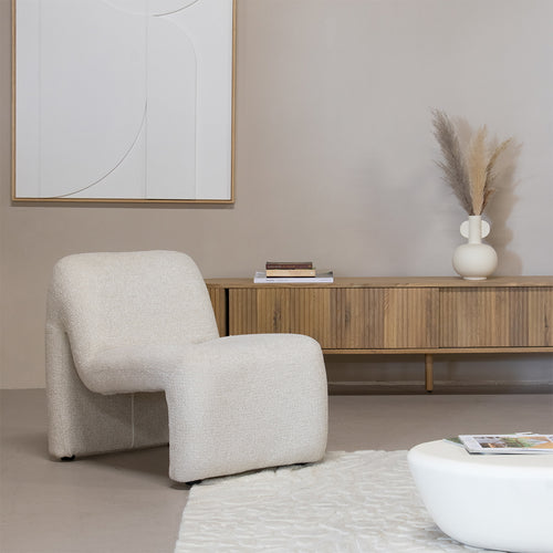 DÉJA Living Fauteuil Jade - Stof - Beige - vtwonen shop