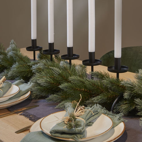 Triumph Tree Pittsburgh Guirlande - Kerstversiering met Harde Groene PVC Naaldjes - Bevroren Winterse Toppen voor Decoratie - Kerstslingers voor