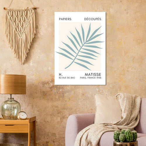 Artfulprints  Matisse – Floral reef turquoise   poster 70x100 cm - vtwonen shop