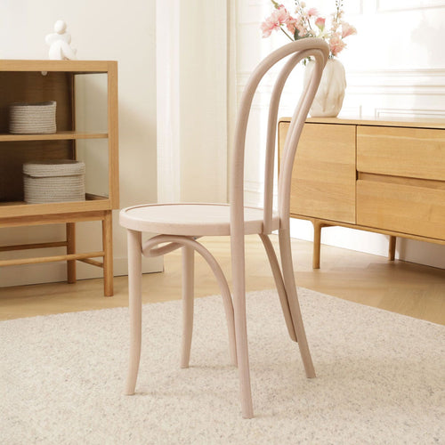 Fameg Vienna Thonet No.18 Houten Bistrostoel Whitewash - vtwonen shop