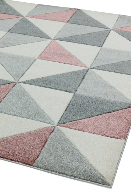 Vloerkleed Easy Living Sketch SK05 Cubic Pink 200x290 cm