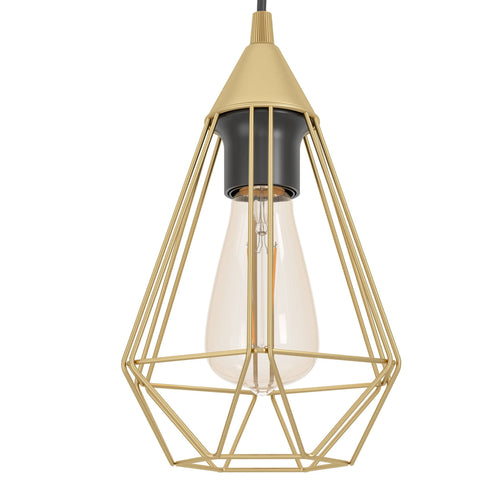 EGLO hanglamp Tarbes - e27 - ø 17,5 cm - goud - vtwonen shop