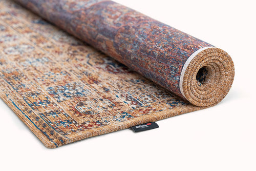 Antiquarian vloerkleed 7850 Rouge Bleu Vif - Multicolor - 140 x 200 cm