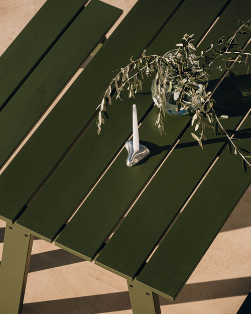 noo.ma Navo buiten tafel - 140 x 77 cm, Forest Green