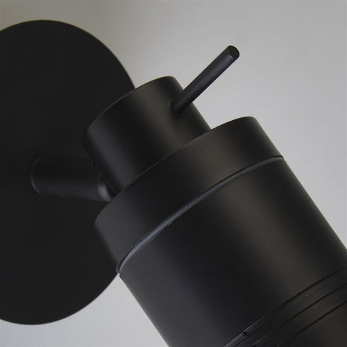 Searchlight Samson 1 Licht IP44 Badkamerspot Muurbeugel, Mat Zwart IP44