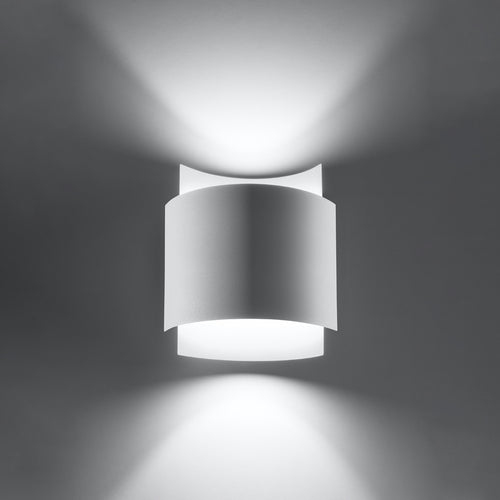 Sollux Lighting Wandlamp IMPACT wit - 22x11x23cm
