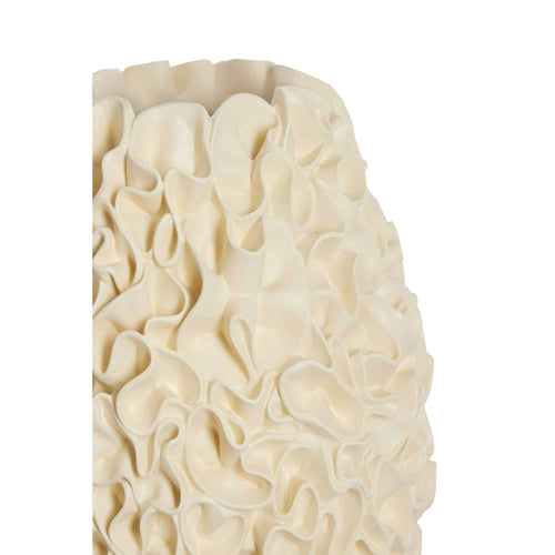 Light & Living vaas Agello - wit - Ø28cm - vtwonen shop