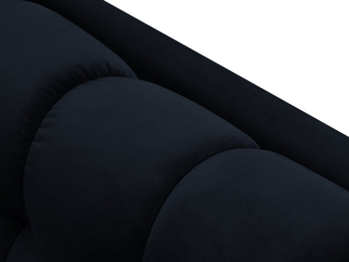 Cosmopolitan Design linker meridiaan Bali flueel, donkerblauw - 185x102x75cm