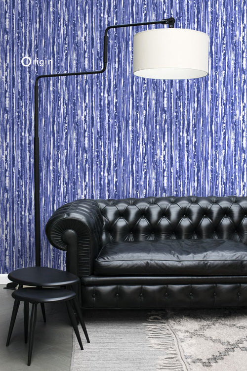 Origin Wallcoverings behang strepen blauw - 53 cm x 10,05 m - 347219 - vtwonen shop