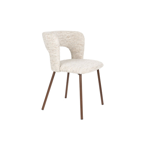 Housecraft Living Chelsea Eetkamerstoelen Beige - Set van 2