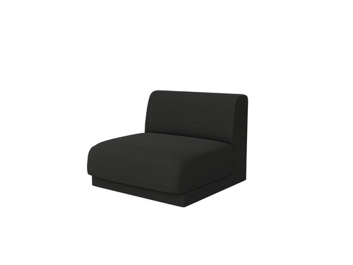 Micadoni Module Miley boucle zwart - 90x75x70cm