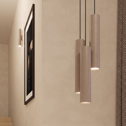 Sollux Lighting Wandlamp LAGOS 2 taupe - 6x8x30cm