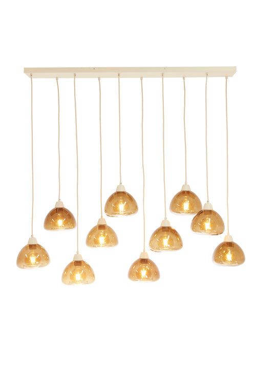 Light & Living hanglamp BISHO - 120x19x14cm - bruin - vtwonen shop