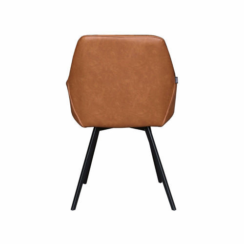 Kick eetkamerstoel Karl - Cognac - vtwonen shop